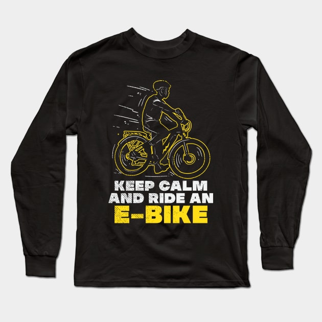 electric bike, e bike Long Sleeve T-Shirt by maxdax